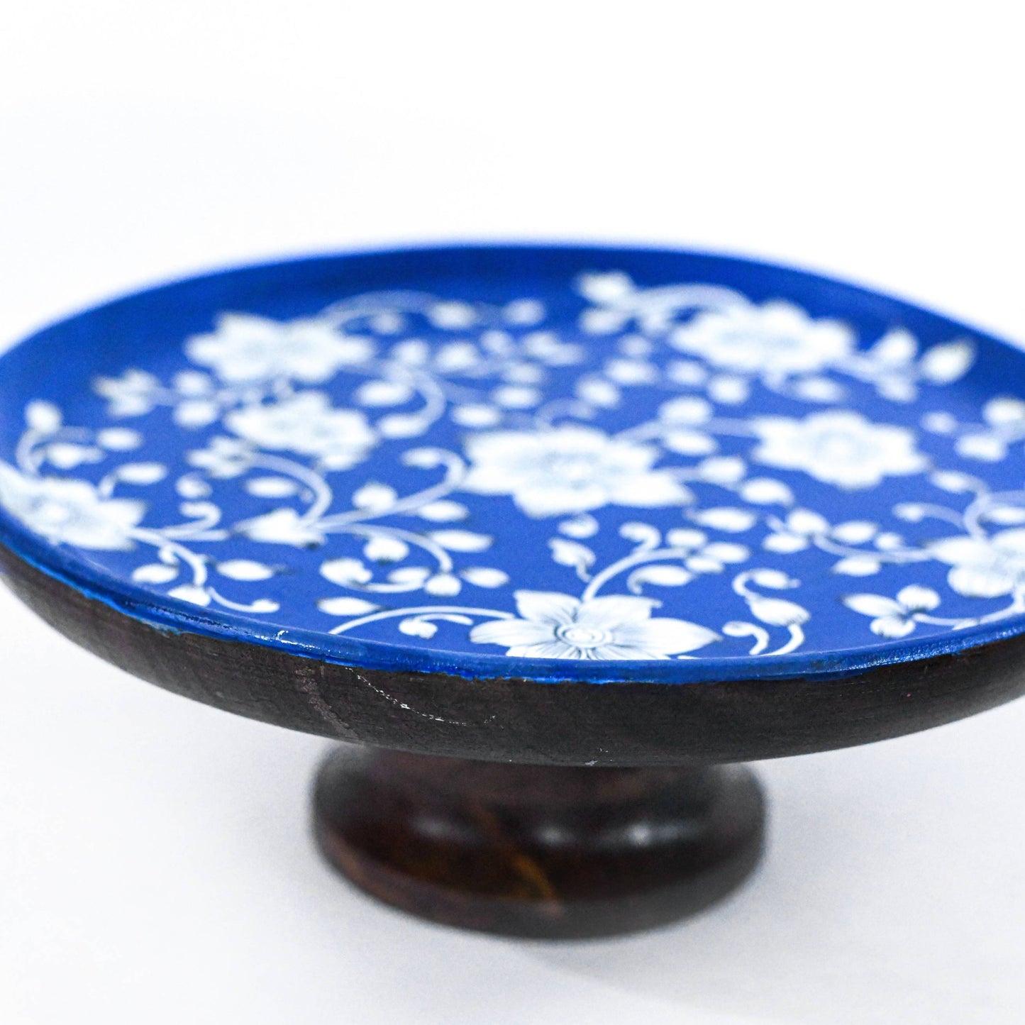 AZRAQ HAND-PAINTED CAKE STAND