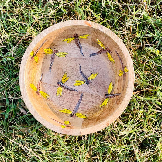 HAND-PAINTED HONEY BEE BOWL