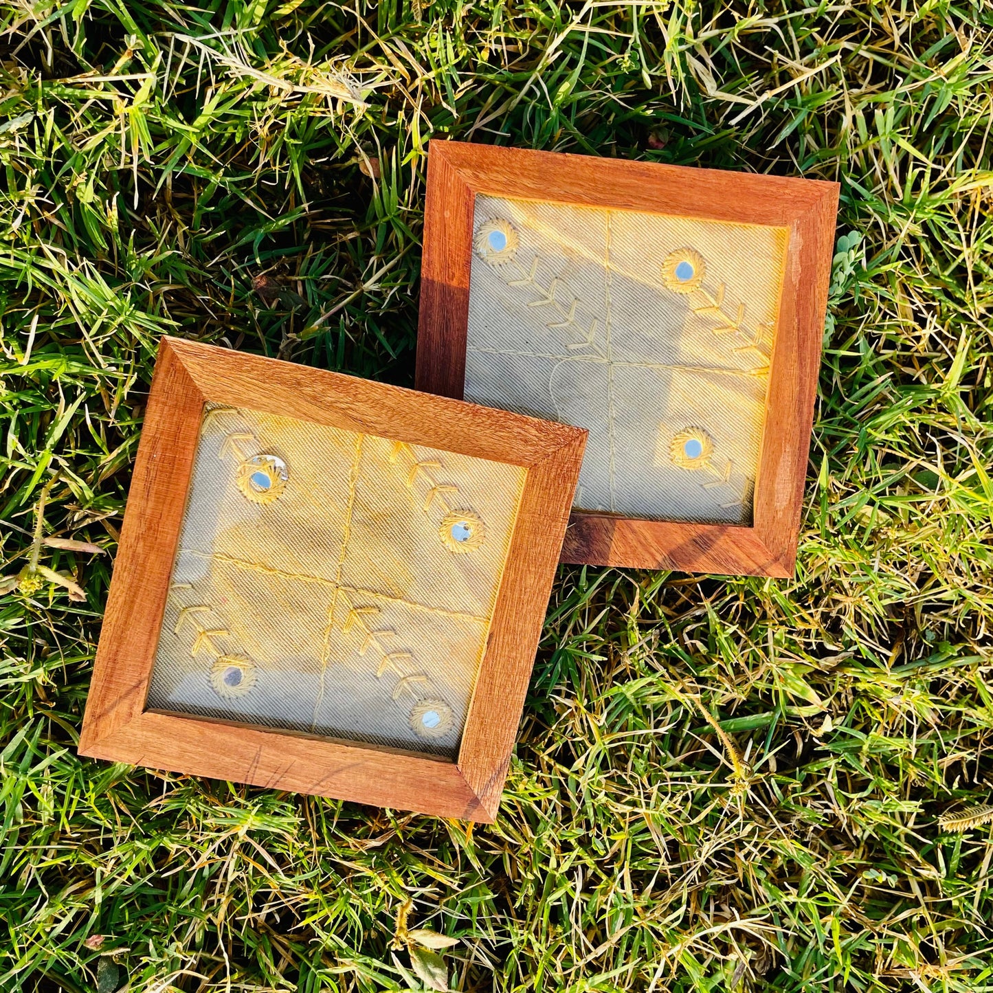 GOLDEN MIRROR TEA COASTER (set of 2)