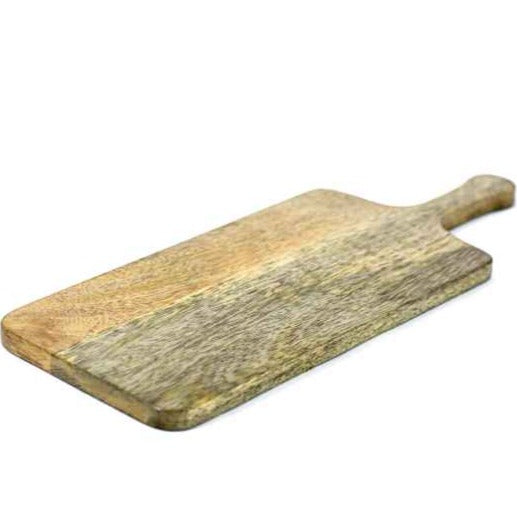 MANGO WOOD SERVING BOARD WITH HANDLE