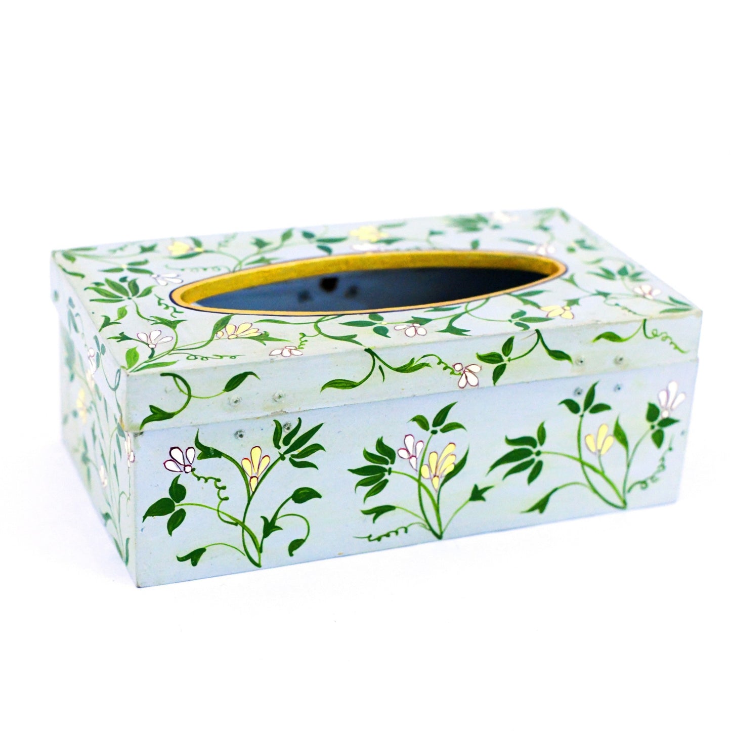 "TAZIJ" HAND-PAINTED TISSUE BOX